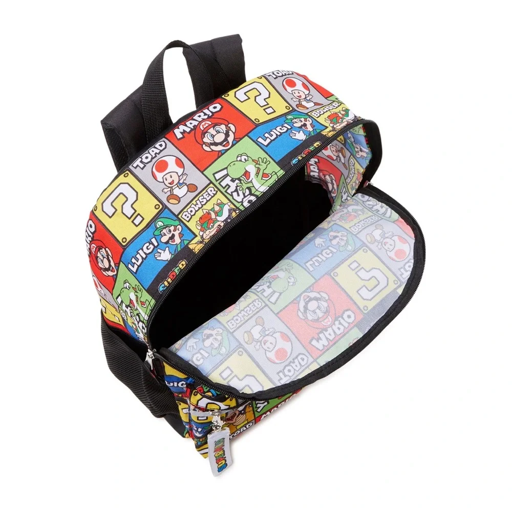 SOLD- Mario Bros Backpack. NWT. Official Nintendo Licensed Product. - Picture 2 of 5